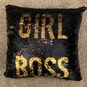 “Girl Boss” pillow